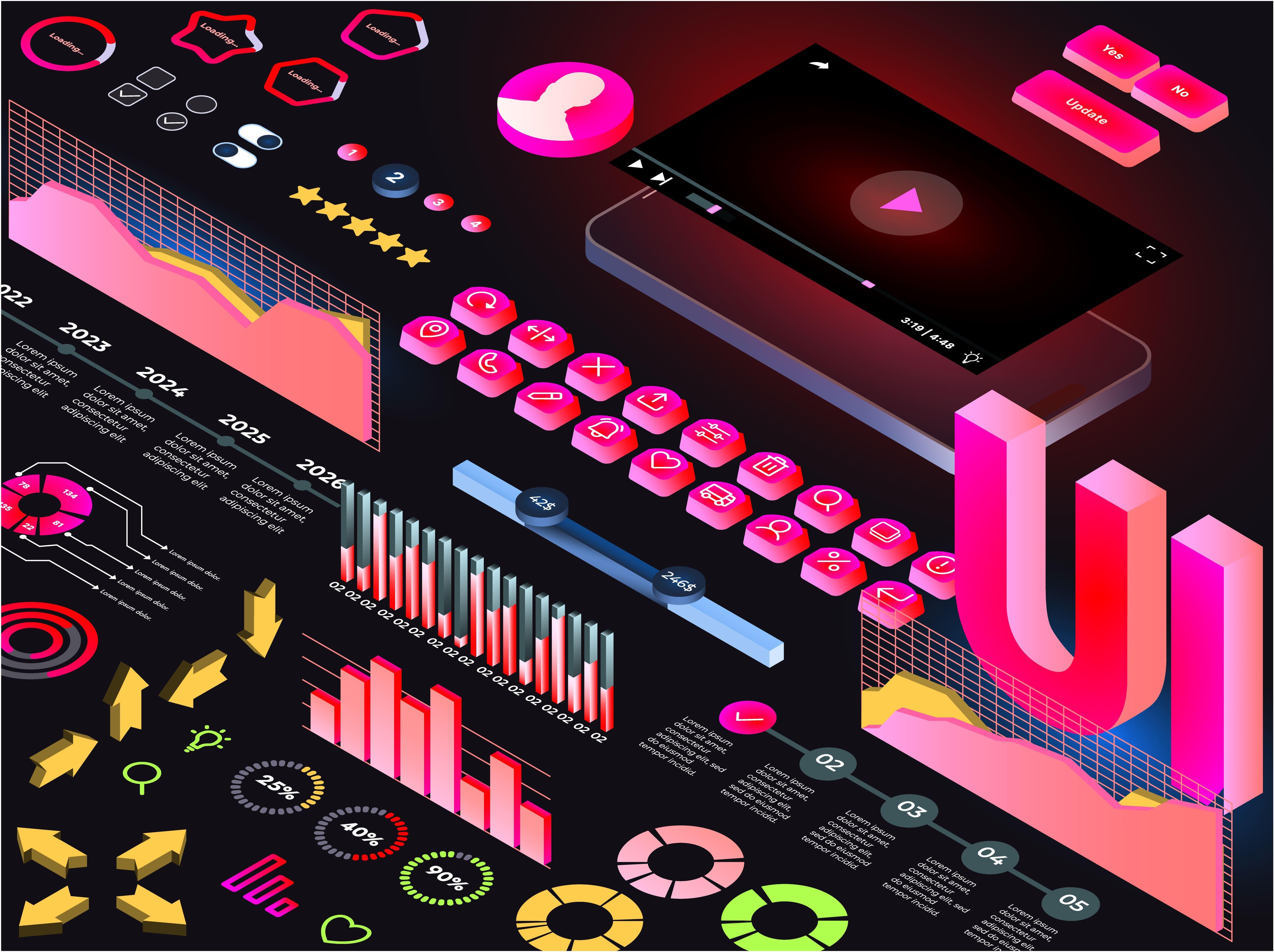 Rynvora: Patrones Visuales en UI de Juegos. Diseña Gráficos Dinámicos.